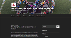 Desktop Screenshot of peacefulschoolsinternational.org